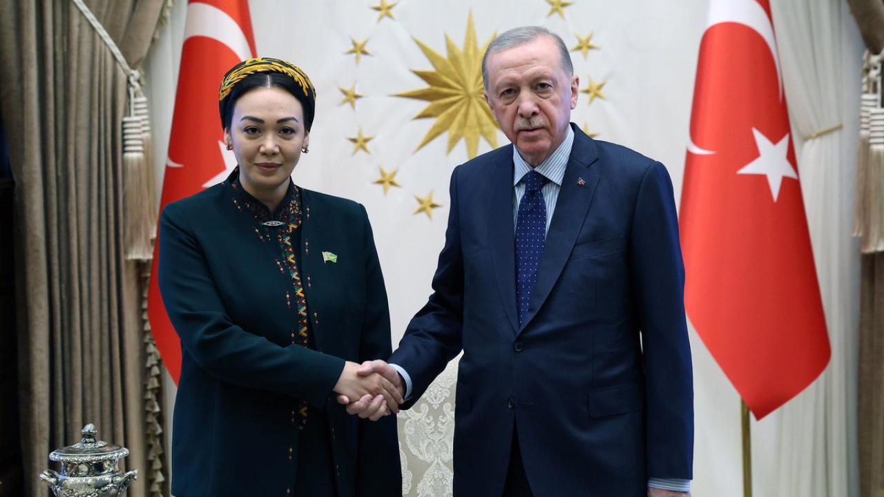 Cumhurbaşkanı Erdoğan, Dünya Güzeli Gulmanova'yı Kabul Etti