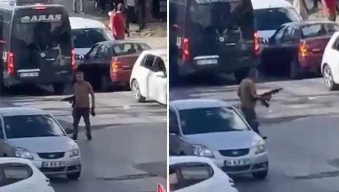 Başakşehir’de Pompalı Tüfekle Yolu Kapatma Olayı: O Anlar Kamerada