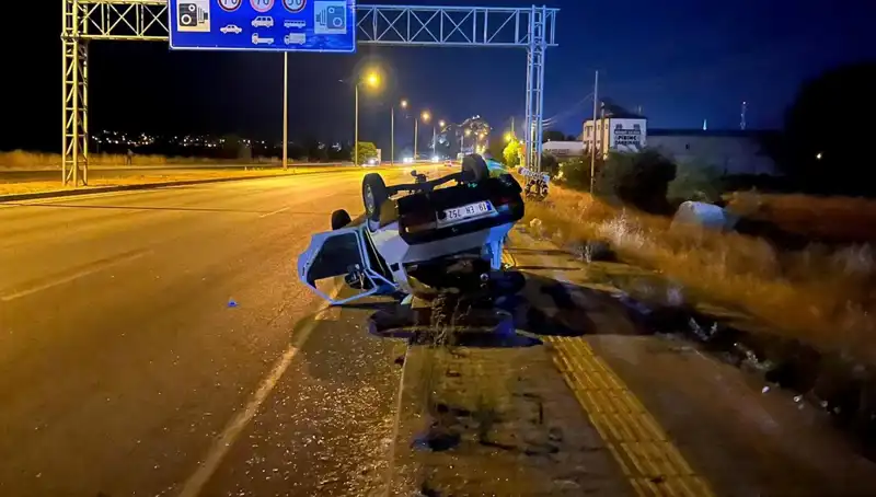 TIR'ın Sıkıştırdığı Otomobil Takla Attı: Tüyler Ürperten Kaza Detayları Ortaya Çıktı