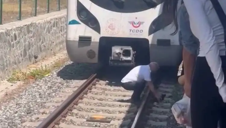 Marmaray Makinistinin Kediyi Kurtarma Anı Şehrin Gündemini Sarstı