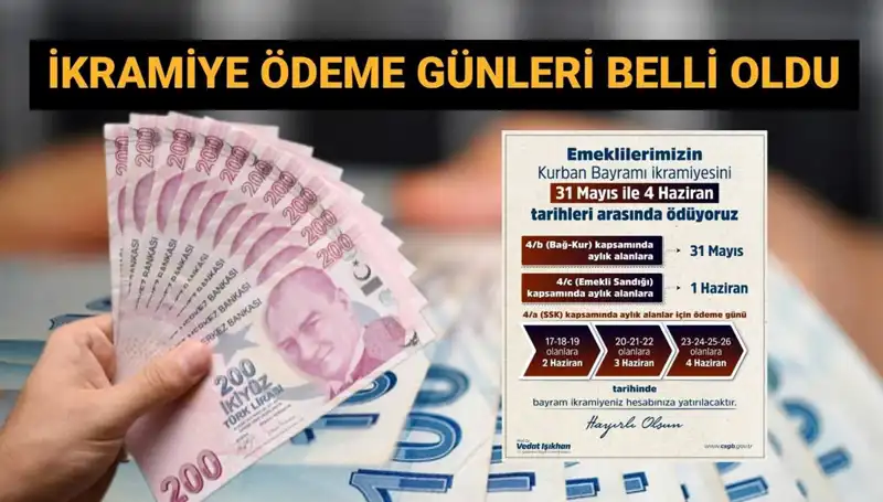 Emekli Bayram İkramiyesi Tarihleri Açıklandı! İşte 4 Bin TL Ödemelerin Detayları