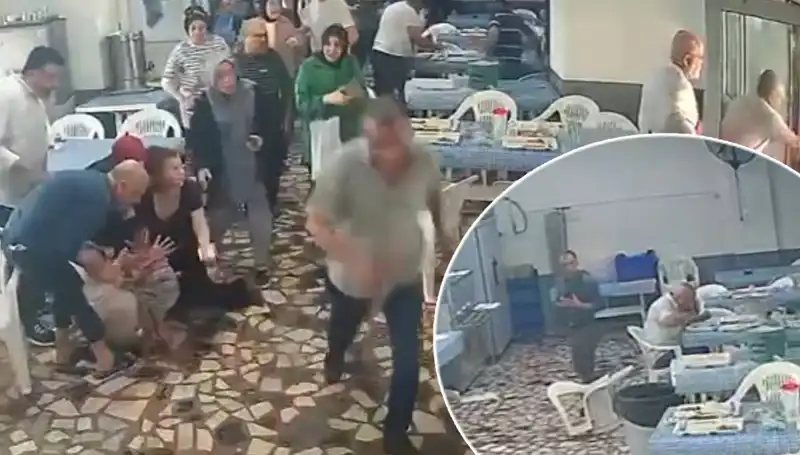 Yemekhanede Deprem Anı: Yemeğini Bırakmayan O Kahraman Kim?