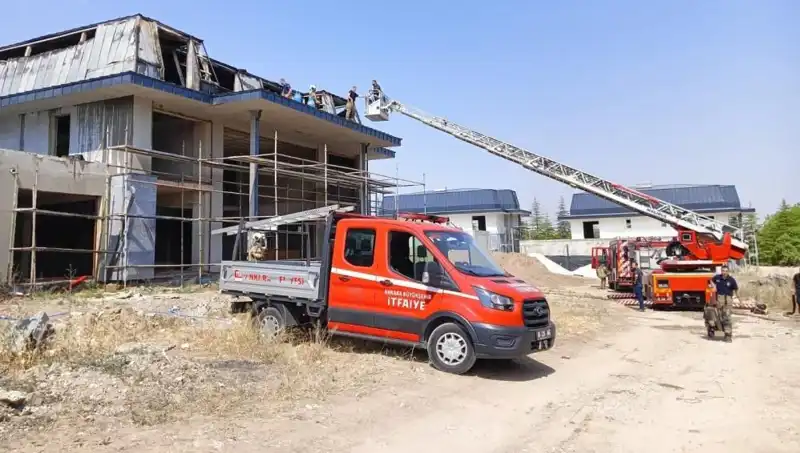 Gölbaşı'nda Villalarda Korkutan Yangın Alarmı! Olayın Detayları Ortaya Çıktı