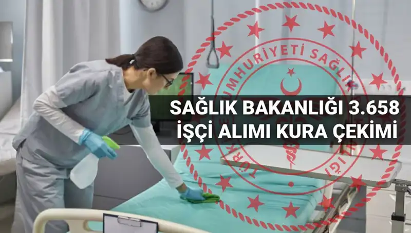 Sağlık Bakanlığı 3.658 İşçi Alımı Kura Tarihleri ve Detaylar