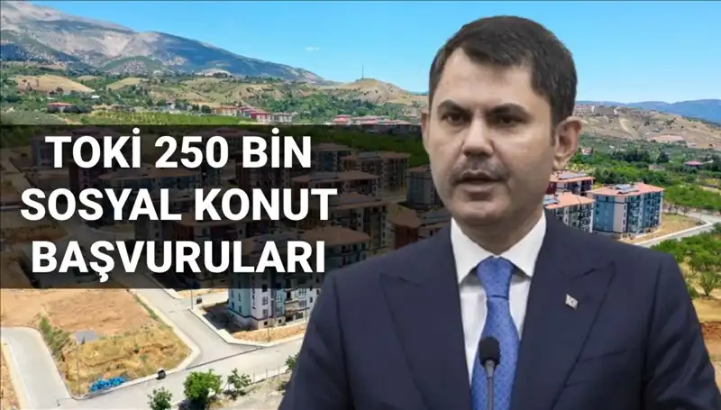 TOKİ 250 Bin Sosyal Konut Başvuruları: Tarih Açıklandı!