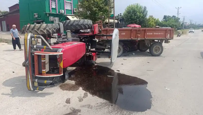Otomobil ve Traktör Çarpıştı: Kazada İki Kişi Yaralandı!