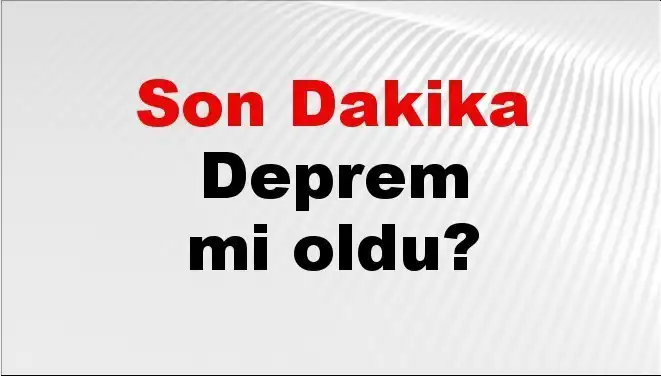 Muğla'da Son Dakika Deprem: Detaylar ve İlk Belirlemeler